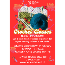 Learn Crochet – 6-Week Course Starting 4th February